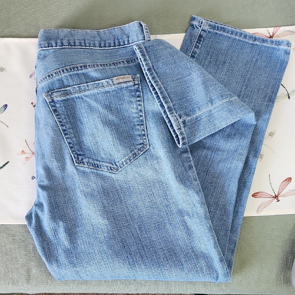 Eddie Bauer Boyfriend Crop Jeans Size 8